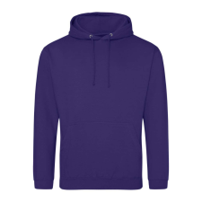 Just Hoods Uniszex laza szabású kapucnis pulóver AWJH001, Ultra Violet-L férfi pulóver, kardigán