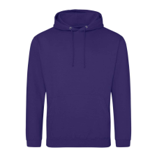 Just Hoods Uniszex laza szabású kapucnis pulóver AWJH001, Ultra Violet-S férfi pulóver, kardigán