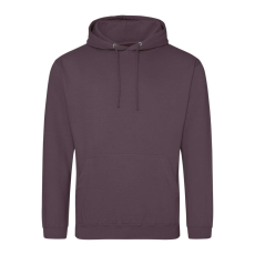 Just Hoods Uniszex laza szabású kapucnis pulóver AWJH001, Wild Mulberry-XS