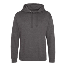 Just Hoods Uniszex laza szabású kapucnis pulóver, zseb nélkül AWJH011, Charcoal-XS