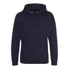 Just Hoods Uniszex laza szabású kapucnis pulóver, zseb nélkül AWJH011, New French Navy-XS