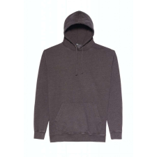 Just Hoods Uniszex mosott hatású kapucnis pulóver AWJH090, Washed Charcoal-3XL férfi pulóver, kardigán