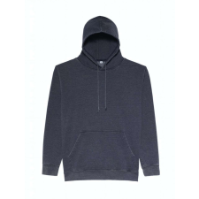 Just Hoods Uniszex mosott hatású kapucnis pulóver AWJH090, Washed New French Navy-3XL férfi pulóver, kardigán
