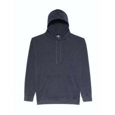Just Hoods Uniszex mosott hatású kapucnis pulóver AWJH090, Washed New French Navy-XS