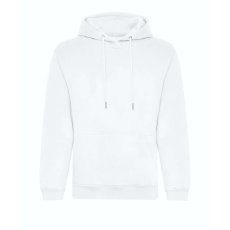 Just Hoods Uniszex organikus kapucnis pulóver AWJH201, Arctic White-S