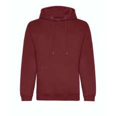 Just Hoods Uniszex organikus kapucnis pulóver AWJH201, Burgundy-3XL