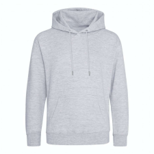 Just Hoods Uniszex organikus kapucnis pulóver AWJH201, Heather Grey-M férfi pulóver, kardigán