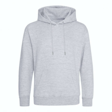 Just Hoods Uniszex organikus kapucnis pulóver AWJH201, Heather Grey-XL