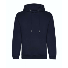 Just Hoods Uniszex organikus kapucnis pulóver AWJH201, New French Navy-XS férfi pulóver, kardigán