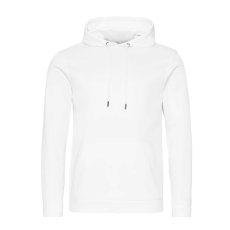Just Hoods Uniszex poliészter sport kapucnis pulóver AWJH006, Arctic White-3XL