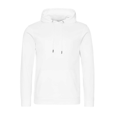 Just Hoods Uniszex poliészter sport kapucnis pulóver AWJH006, Arctic White-S férfi pulóver, kardigán