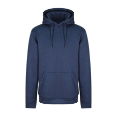 Just Hoods Uniszex poliészter sport kapucnis pulóver AWJH006, Blue Melange-3XL