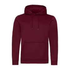 Just Hoods Uniszex poliészter sport kapucnis pulóver AWJH006, Burgundy-XL férfi pulóver, kardigán