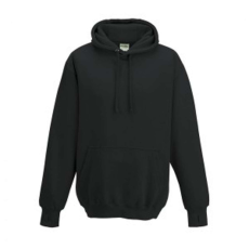 Just Hoods Uniszex vastag kapucnis pulóver AWJH020, Jet Black-2XL