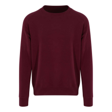Just Hoods Uniszex vastag környakas pulóver AWJH130, Burgundy-XS