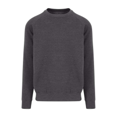 Just Hoods Uniszex vastag környakas pulóver AWJH130, Charcoal-3XL