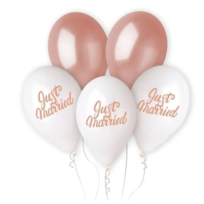  Just married lufi 32cm 5db party kellék