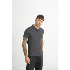 Just Polos Férfi galléros póló Just Polos JP001 Tri-Blend polo -2XL, Solid Black