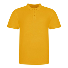 Just Polos Galléros piké póló, Just Polos JP100, Mustard-XL férfi póló