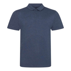 Just Polos JP001 tri-blend galléros férfi póló Just Polos, Heather Navy-2XL