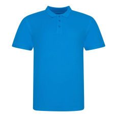 Just Polos JP100 mikropiké unisex galléros póló Just Polos, Azure Blue-2XL