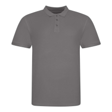 Just Polos JP100 mikropiké unisex galléros póló Just Polos, Charcoal-XL