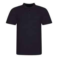 Just Polos JP100 mikropiké unisex galléros póló Just Polos, Deep Black-S