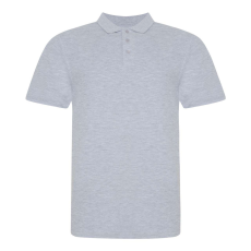 Just Polos JP100 mikropiké unisex galléros póló Just Polos, Heather Grey-3XL