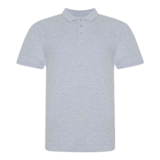 Just Polos JP100 mikropiké unisex galléros póló Just Polos, Heather Grey-XL férfi póló