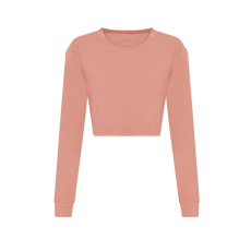 Just Ts JT016 rövid derekú hosszú ujjú Női póló Just Ts, Dusty Pink-L