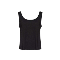 Just Ts JT017 laza szabású Női ujjatlan póló-trikó Just Ts, Heather Black-XS