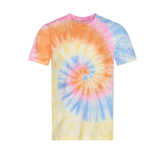 Just Ts JT022 batikolt egyedi mintás unisex rövid ujjú póló Just Ts, Tie-Dye Swirl-XS