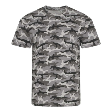 Just Ts JT034 terepmintás unisex rövid ujjú póló Just Ts, Grey Camo-L