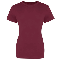 Just Ts JT100F rövid ujjú Női kereknyakú póló Just Ts, Burgundy-XS
