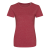 Just Ts Női márga hatású rövid ujjú póló, Just Ts JT030F, Space Red/White-XL
