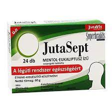  JUTASEPT MENTOL-EUKALIPTUSZ 24X vitamin és táplálékkiegészítő