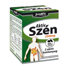  JUTAVIT AKTÍV SZÉN 250MG TABLETTA 30 DB vitamin és táplálékkiegészítő