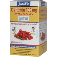 JutaVit C-vitamin 100mg gyermekeknek rágótabletta 60db vitamin és táplálékkiegészítő