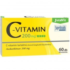 JutaVit C-vitamin 200mg tabletta - 60db vitamin és táplálékkiegészítő