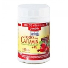 JutaVit C-Vitamin+D3 1000 mgcsipkebogyó kivonattal tabletta 100 db vitamin és táplálékkiegészítő