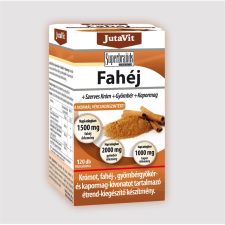 JutaVit fahéj+szerves króm+gyömbér+kapormag flmtabletta 120 db vitamin és táplálékkiegészítő
