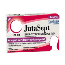 JutaVit JutaSept eper-szeder-menthol szopogató tabletta 24db vitamin és táplálékkiegészítő