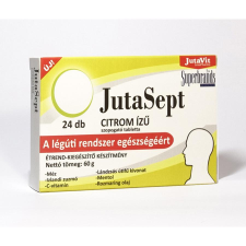JutaVit JutaSept szopogató tabletta CITROM - 24 db vitamin és táplálékkiegészítő
