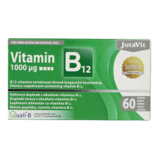 JutaVit JUTAVIT B12-VITAMIN TABLETTA 60DB vitamin és táplálékkiegészítő