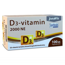 JutaVit Jutavit d3 vitamin 2000 NE lágykapszula 100 db vitamin és táplálékkiegészítő