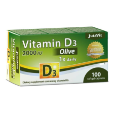 JutaVit Jutavit d3-vitamin 2000 NE oliva lágykapszula 100 db vitamin és táplálékkiegészítő
