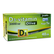 JutaVit Jutavit d3-vitamin 3000 NE olíva 40 db vitamin és táplálékkiegészítő