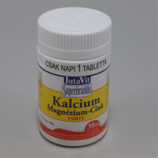 JutaVit Jutavit kalcium+magnézium+cink forte + D3 vitamin 30 db gyógyhatású készítmény
