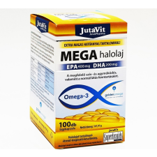 JutaVit JUTAVIT MEGA HALOLAJ OMEGA-3 LÁGYKAPSZ. vitamin és táplálékkiegészítő
