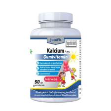 JutaVit Kalcium+D3 Gumivitamin Málna ízű - 50 db vitamin és táplálékkiegészítő